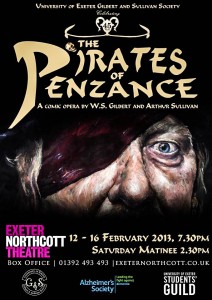 Both posters employ distinctly "pirate-y" fonts.