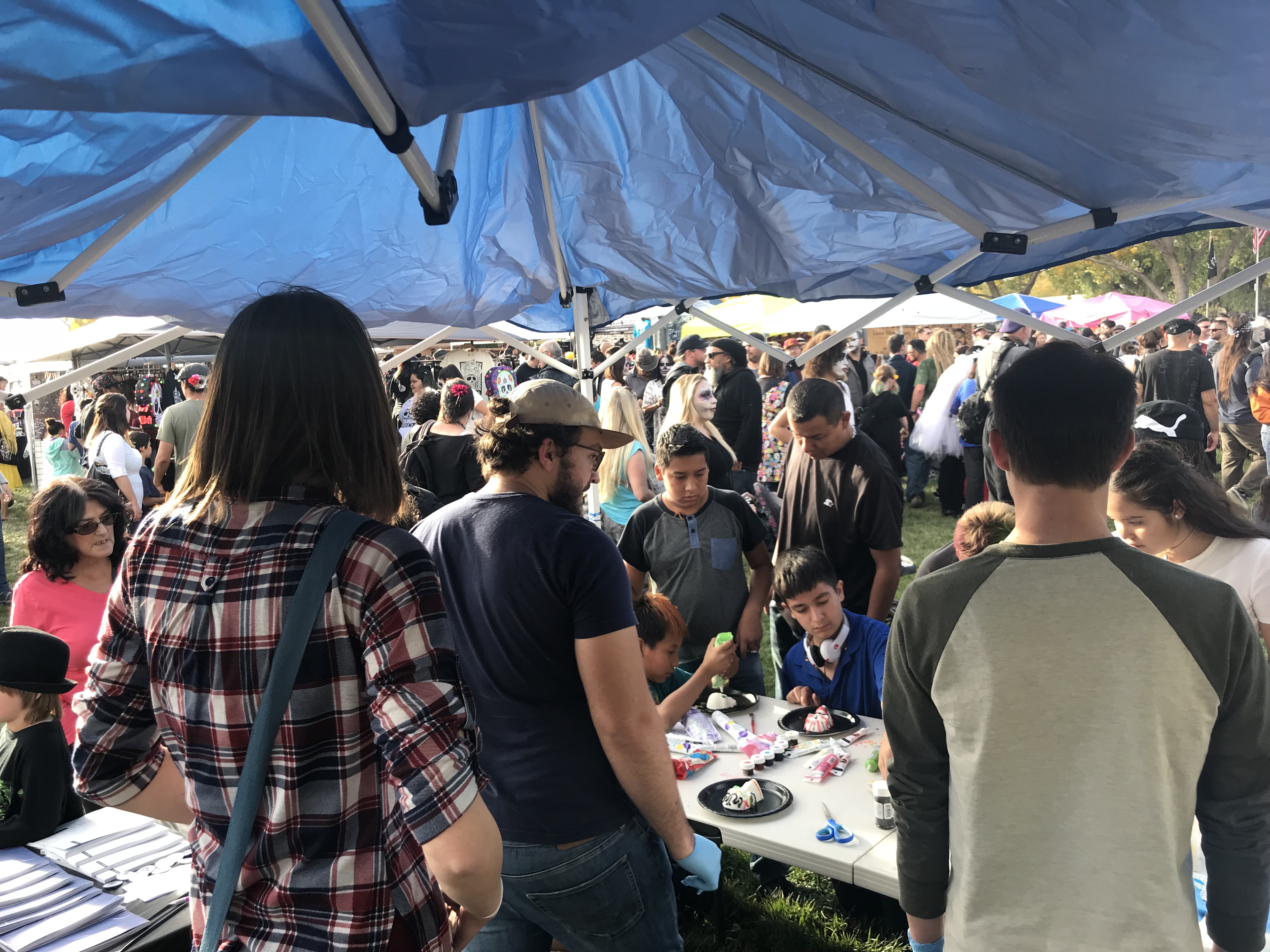 Making Community Connections at the Muertos y Marigolds Parade